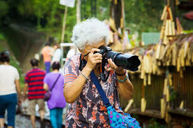 grandma with camera